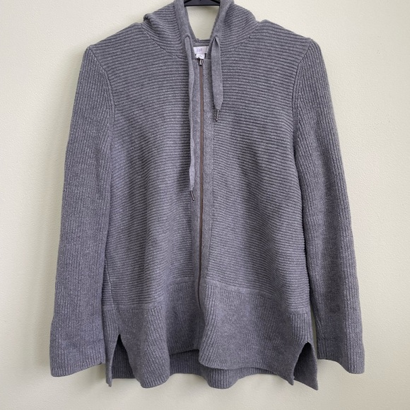 J.Jill Zip up Hoodie Sweater - Picture 2 of 4